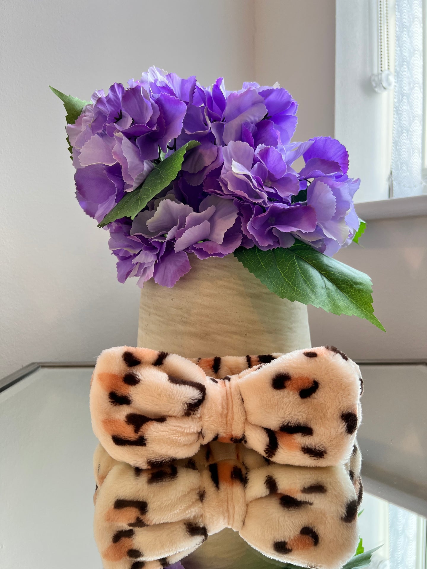 Brown & Cream Animal Print Headband