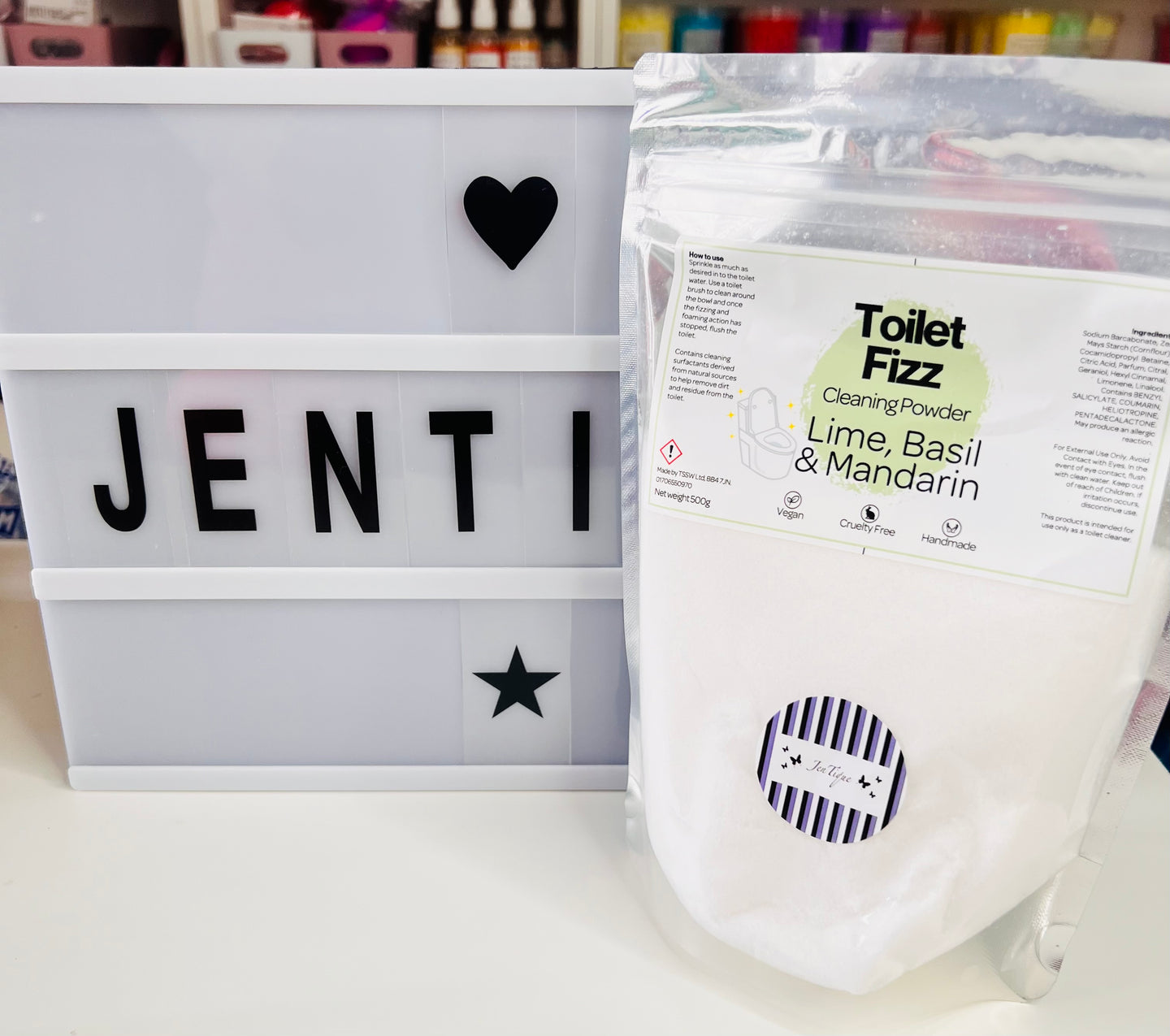 Lime, Basil & Mandarin Toilet Fizz