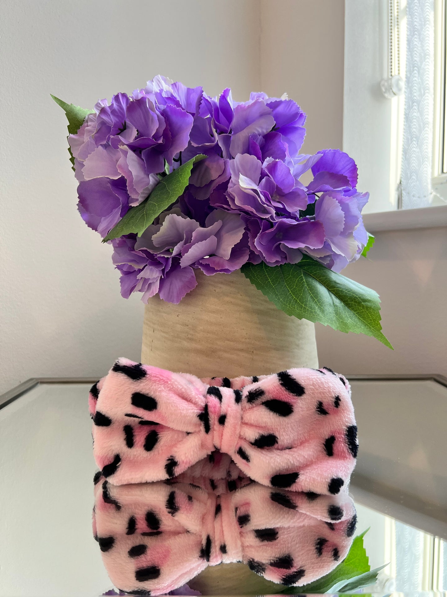 Pink Animal Print Headband