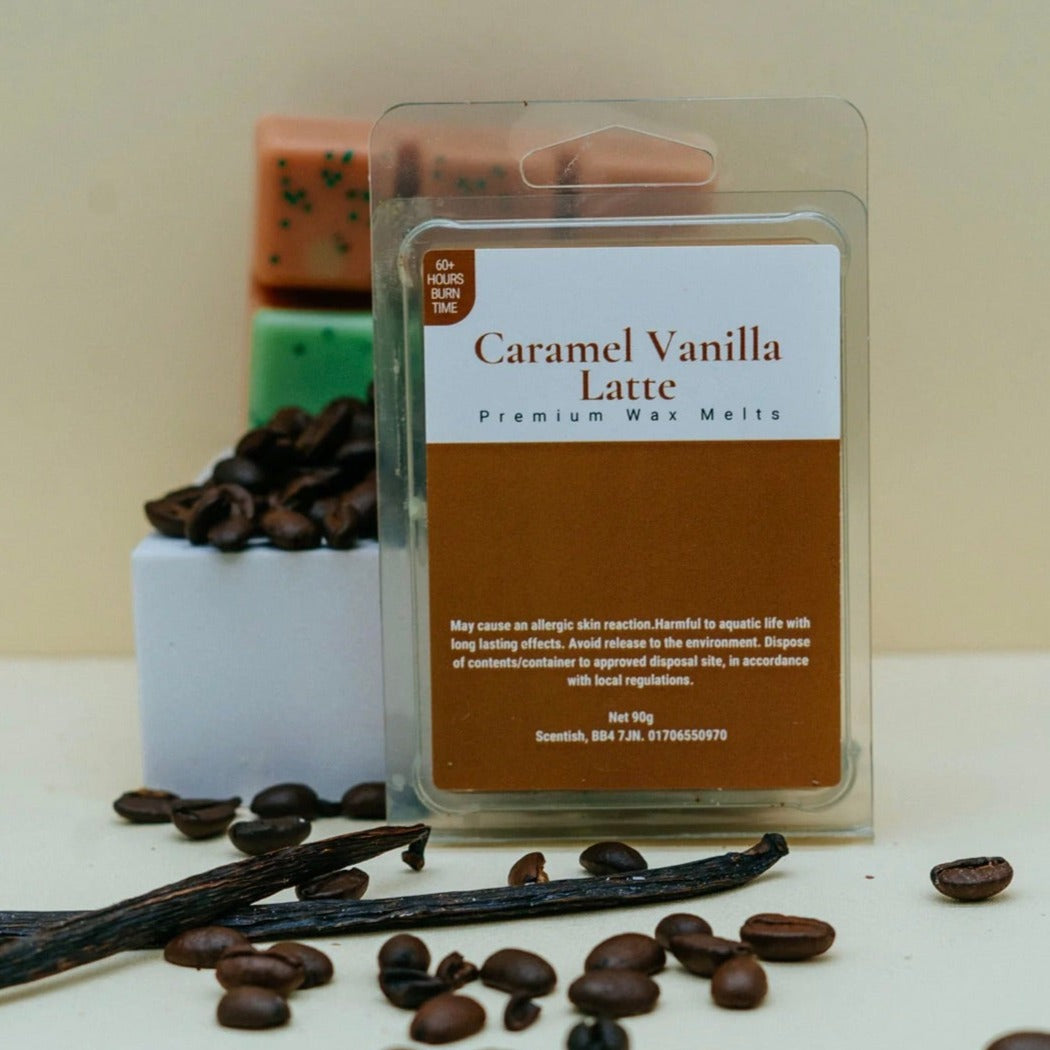 Caramel Vanilla Latte Wax Melt Snap Bar