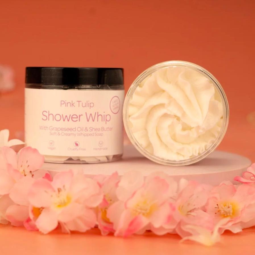 Pink Tulip Whipped Soap