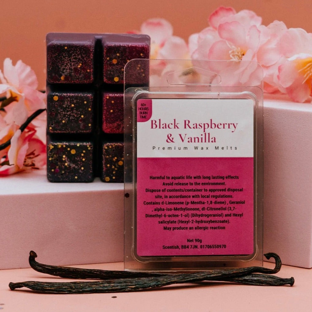 Black Raspberry & Vanilla Wax Melt Snap Bar