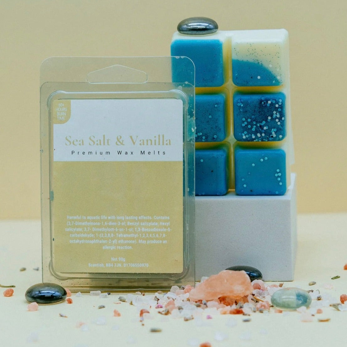 Sea Salt & Vanilla Wax Melt Snap Bar